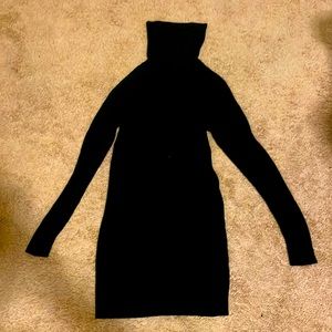 Turtleneck sweater dress